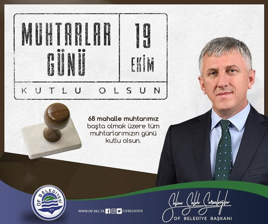 Başkan Sarıalioğlu'ndan Muhtarlar Günü mesajı