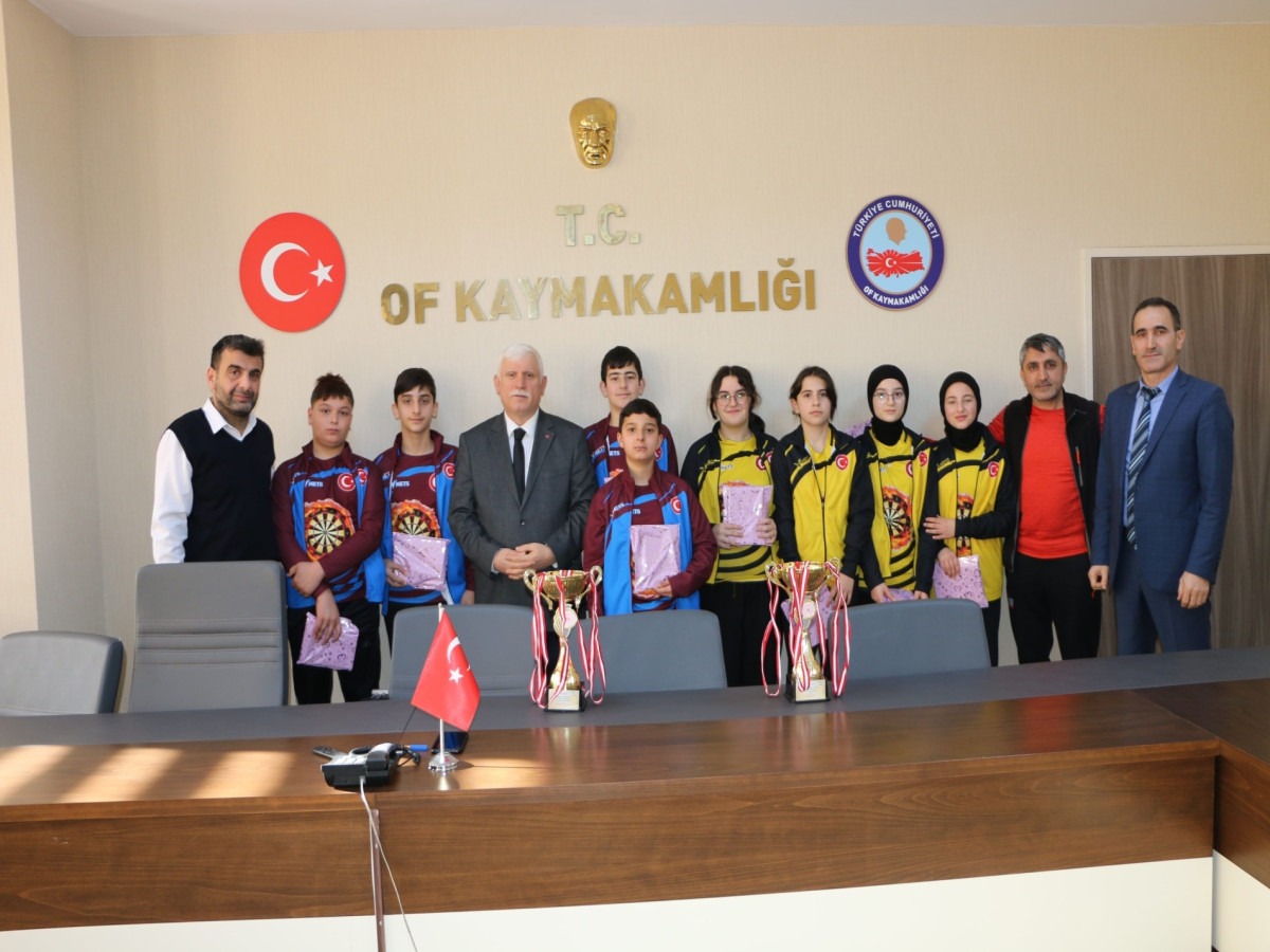 Cumapazarı Ortaokulu Trabzon Dart Şampiyonu