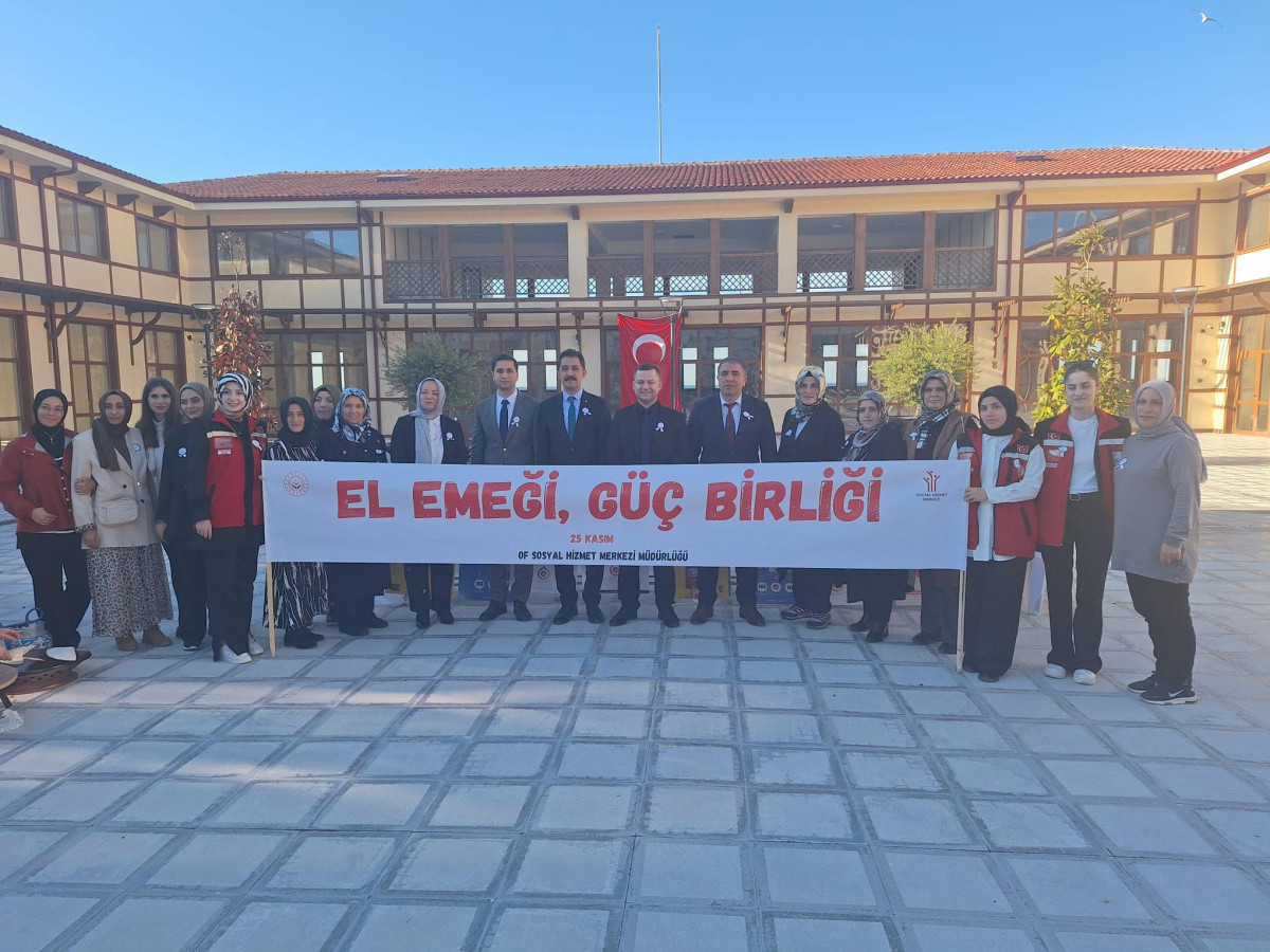 Of Sosyal Hizmet Merkezi'nden El Emeği Güç Birliği