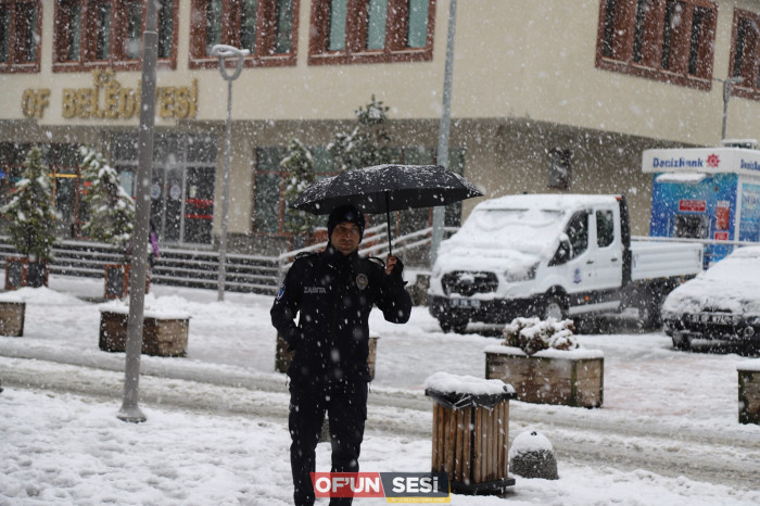 Of'ta Soğuk Hava ve Yoğun Kar Yağışı bekleniyor!