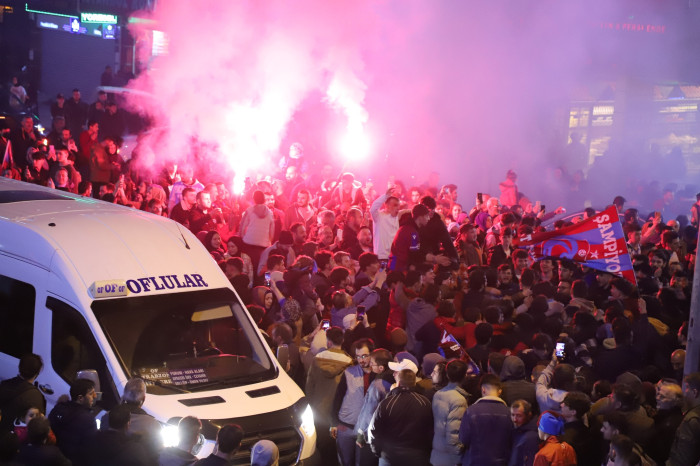 Of'ta Trabzonspor’un şampiyonluğu coşku ile kutlandı